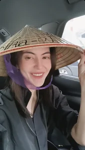 Mai Davika Embraces Vietnamese Culture with Conical Hat - image 5