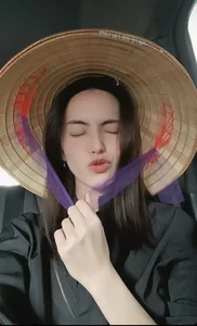 Mai Davika Embraces Vietnamese Culture with Conical Hat - image 10