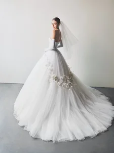 Dianka Zakhidova Captivates in a Sheer Wedding Gown for Bui Tien Dung Marriage - image 7