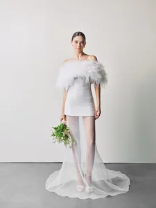 Dianka Zakhidova Captivates in a Sheer Wedding Gown for Bui Tien Dung Marriage - image 8