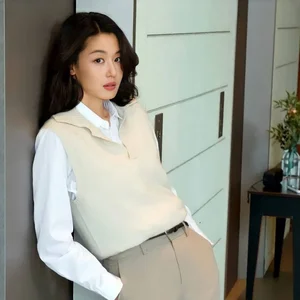 How a U50 Star Outshines Song Hye Kyo with Simple, Elegant Fashion Style - image 0