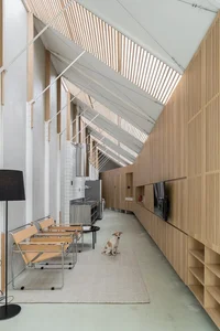 Innovative Narrow Townhouse Designed Like an Airplane Cabin - image 4