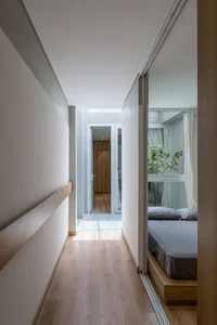 Innovative Narrow Townhouse Designed Like an Airplane Cabin - image 11