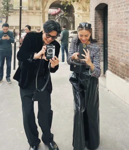 Celebrity Couple Fashion: Exploring the Coordinated Style of Ngô Thanh Vân and Huy Trần - image 8
