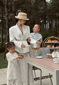 Phanh Lee's Cinematic Family Style: A Masterclass in Modern Motherhood Fashion - image 9