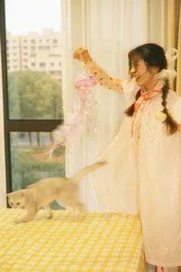 Yituyu Girl's Diary Wishes for Spoon: Soft Aesthetic Portrait Photography - image 1