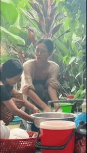 Bac Giang Runner-Up Wins Hearts by Washing Dishes at Home - image 6