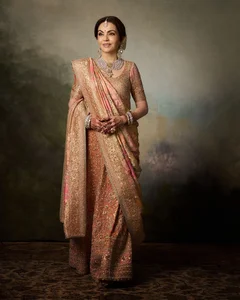Nita Ambani’s Opulent Style: Asia’s Richest Family Celebrates Grand Wedding - image 4