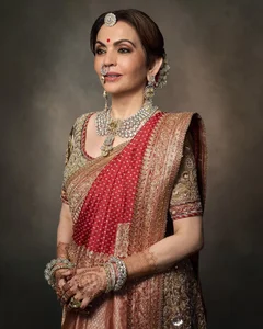 Nita Ambani’s Opulent Style: Asia’s Richest Family Celebrates Grand Wedding - image 11