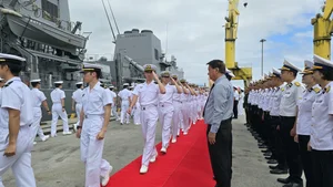 Naval Power: A Close Look at Japanese Warship Systems Docking in Da Nang - image 2