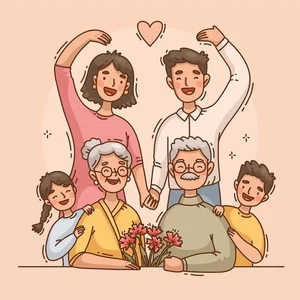 Heartwarming Family Drawings and Paintings: Celebrating Love, Unity, and Beautiful Memories - image 34