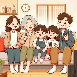 Heartwarming Family Drawings and Paintings: Celebrating Love, Unity, and Beautiful Memories - image 38