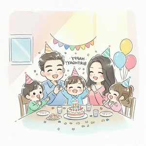 Heartwarming Family Drawings and Paintings: Celebrating Love, Unity, and Beautiful Memories - image 26