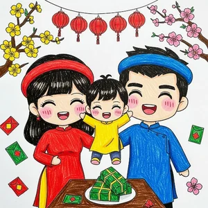 Heartwarming Family Drawings and Paintings: Celebrating Love, Unity, and Beautiful Memories - image 12