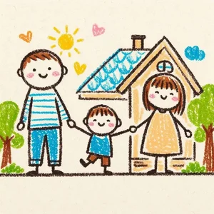 Heartwarming Family Drawings and Paintings: Celebrating Love, Unity, and Beautiful Memories - image 35
