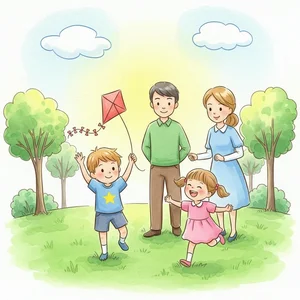 Heartwarming Family Drawings and Paintings: Celebrating Love, Unity, and Beautiful Memories - image 0