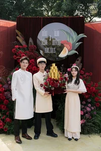 Stunning Engagement Ceremony of Famous Vietnamese Actress Quynh Luong - image 6
