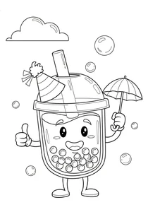 208+ Adorable Drink Coloring Pages for Kids to Learn Colors and Creativity - image 26