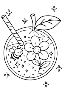 208+ Adorable Drink Coloring Pages for Kids to Learn Colors and Creativity - image 36
