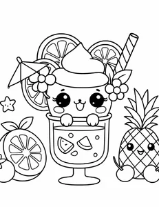 208+ Adorable Drink Coloring Pages for Kids to Learn Colors and Creativity - image 21