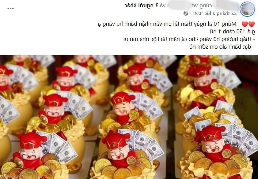 Auspicious Gold Ingot Cakes and Money Bag Buns for Wealth Day