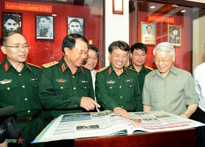 Vietnam Military Pledges Excellence Following General Secretary Nguyen Phu Trong's Example - image 0