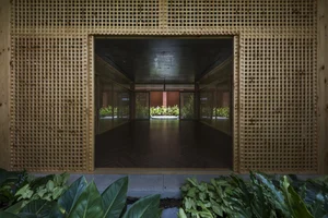 Stunning Communal House Inspired Red Villa Amidst Lush Greenery in Ho Chi Minh City - image 7