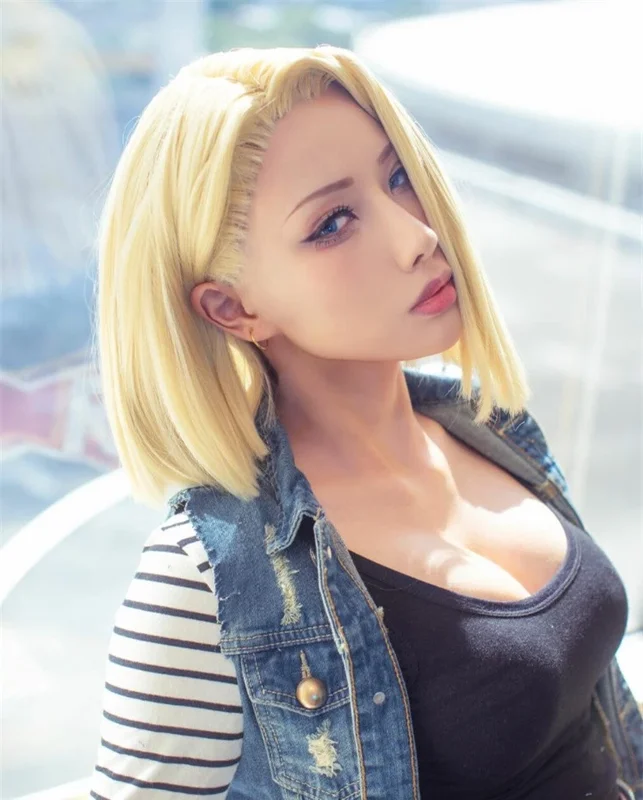 Stunning Android 18 Cosplay: Dragon Ball’s Iconic Cyborg Brought to Life by Sensational Model