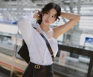 Miss Grand International Thùy Tiên Redefines Youthful Elegance in a Classic White Shirt Look - image 7