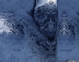 Mysterious Alien Face Discovered on Google Maps: Fact or Optical Illusion? - image 2