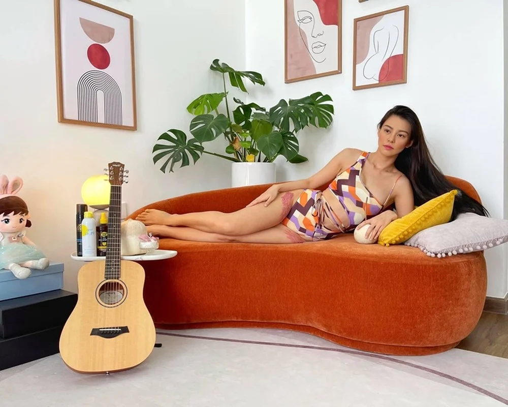 Bui Lan Huong Confidently Flaunts Stunning Tattoos in Bikini Photoshoot