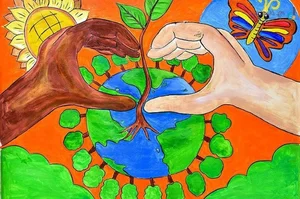 150+ Creative and Meaningful Green Earth Drawing Ideas for Inspiration - image 36