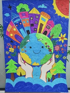 150+ Creative and Meaningful Green Earth Drawing Ideas for Inspiration - image 13