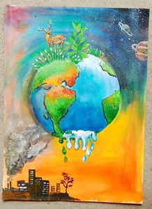 150+ Creative and Meaningful Green Earth Drawing Ideas for Inspiration - image 53
