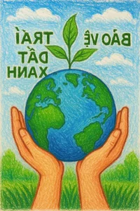 150+ Creative and Meaningful Green Earth Drawing Ideas for Inspiration - image 42