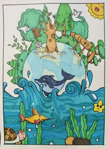 150+ Creative and Meaningful Green Earth Drawing Ideas for Inspiration - image 31