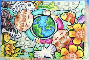 150+ Creative and Meaningful Green Earth Drawing Ideas for Inspiration - image 2