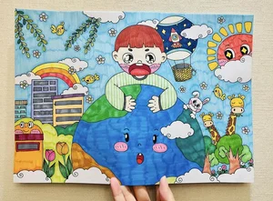 150+ Creative and Meaningful Green Earth Drawing Ideas for Inspiration - image 50