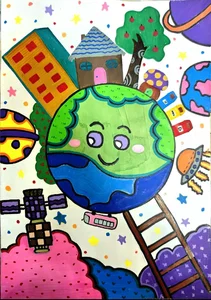 150+ Creative and Meaningful Green Earth Drawing Ideas for Inspiration - image 34