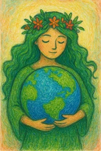 150+ Creative and Meaningful Green Earth Drawing Ideas for Inspiration - image 3