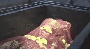Shocking Discovery Inside a Strange Bright Red Ancient Coffin - image 8