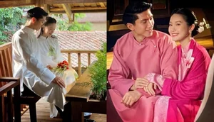 Doan Van Hau and Doan Hai My's Wedding Guest Fashion Trends - image 4