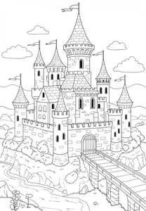 Magical Castle Coloring Pages: 188+ Enchanting Designs for Kids - image 23