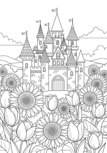 Magical Castle Coloring Pages: 188+ Enchanting Designs for Kids - image 15
