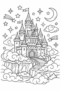 Magical Castle Coloring Pages: 188+ Enchanting Designs for Kids - image 31