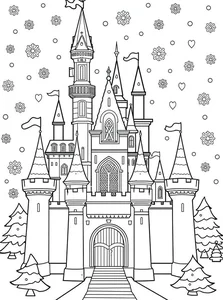 Magical Castle Coloring Pages: 188+ Enchanting Designs for Kids - image 12