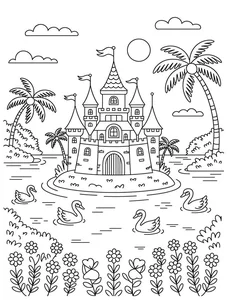 Magical Castle Coloring Pages: 188+ Enchanting Designs for Kids - image 4