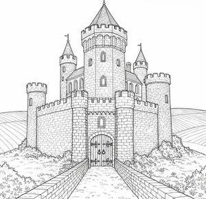 Magical Castle Coloring Pages: 188+ Enchanting Designs for Kids - image 16