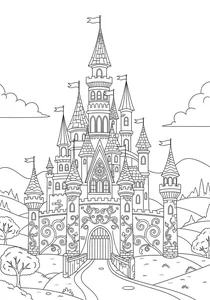 Magical Castle Coloring Pages: 188+ Enchanting Designs for Kids - image 35