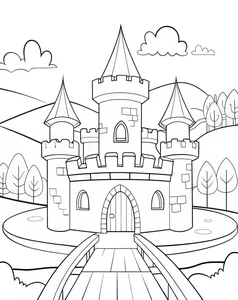 Magical Castle Coloring Pages: 188+ Enchanting Designs for Kids - image 0